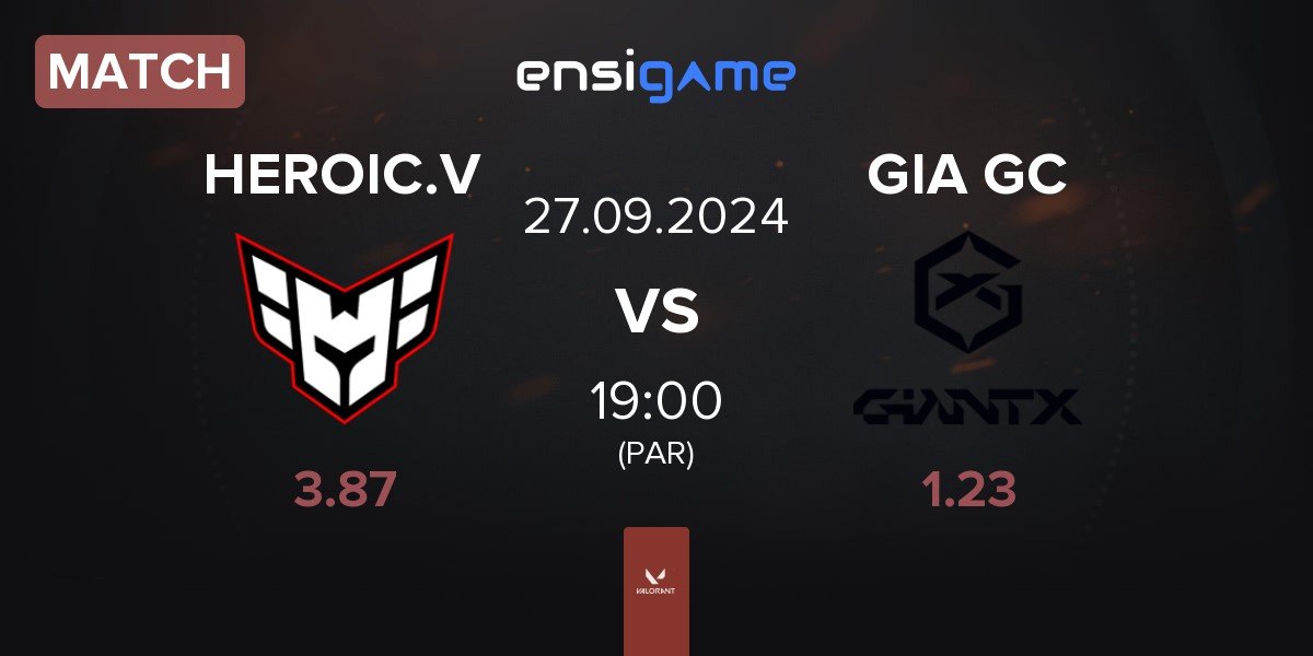 Match HEROIC Valkyries HEROIC.V vs GIANTX GC GIA GC | 27.09