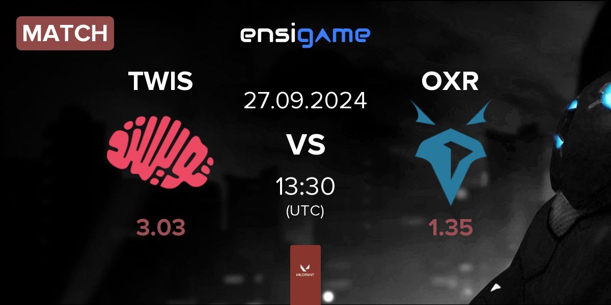 Match Twisted Minds TWIS vs Onyx Ravens OXR | 27.09