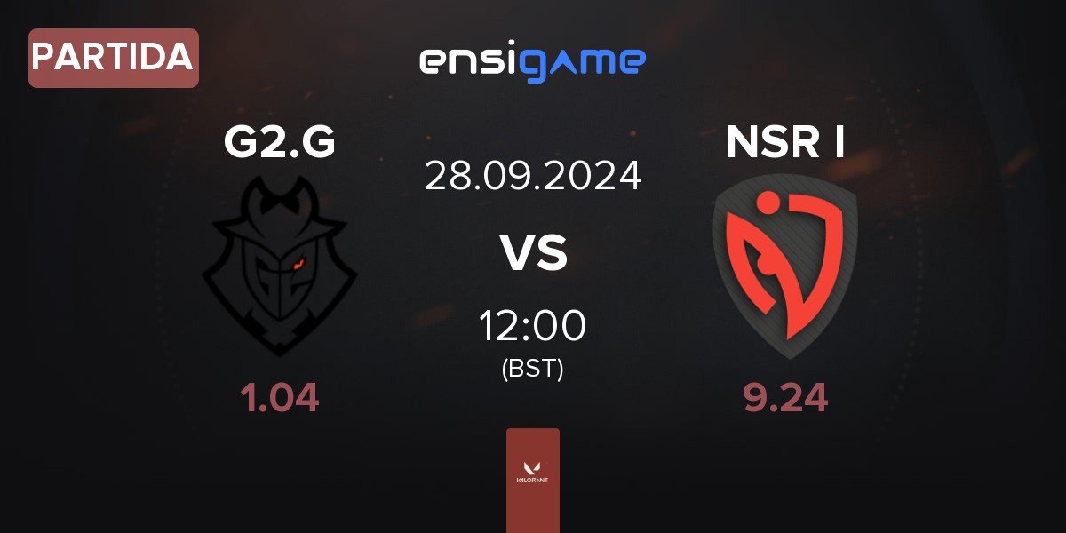 Partida G2 Gozen G2.G vs NASR Ignite NSR I | 28.09