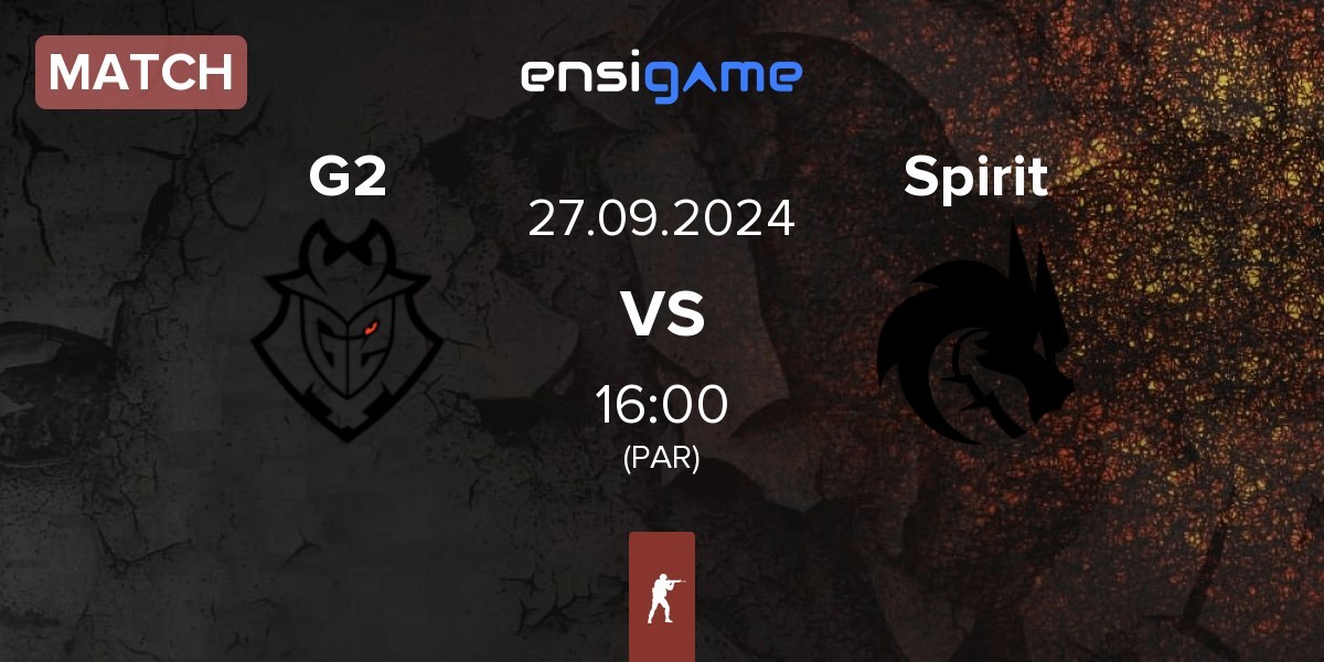 Match G2 Esports G2 vs Team Spirit Spirit | 27.09