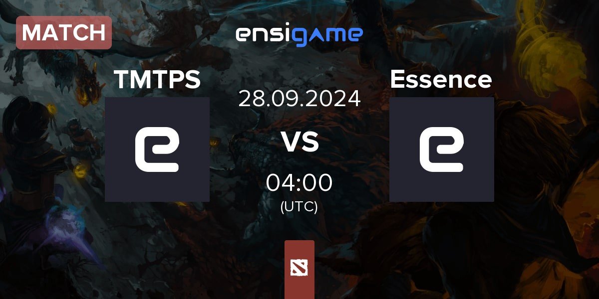 Match Team Mantaps TMTPS vs Team Essence Essence | 28.09