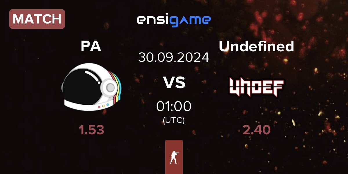 Match Party Astronauts PA vs Undefined | 30.09