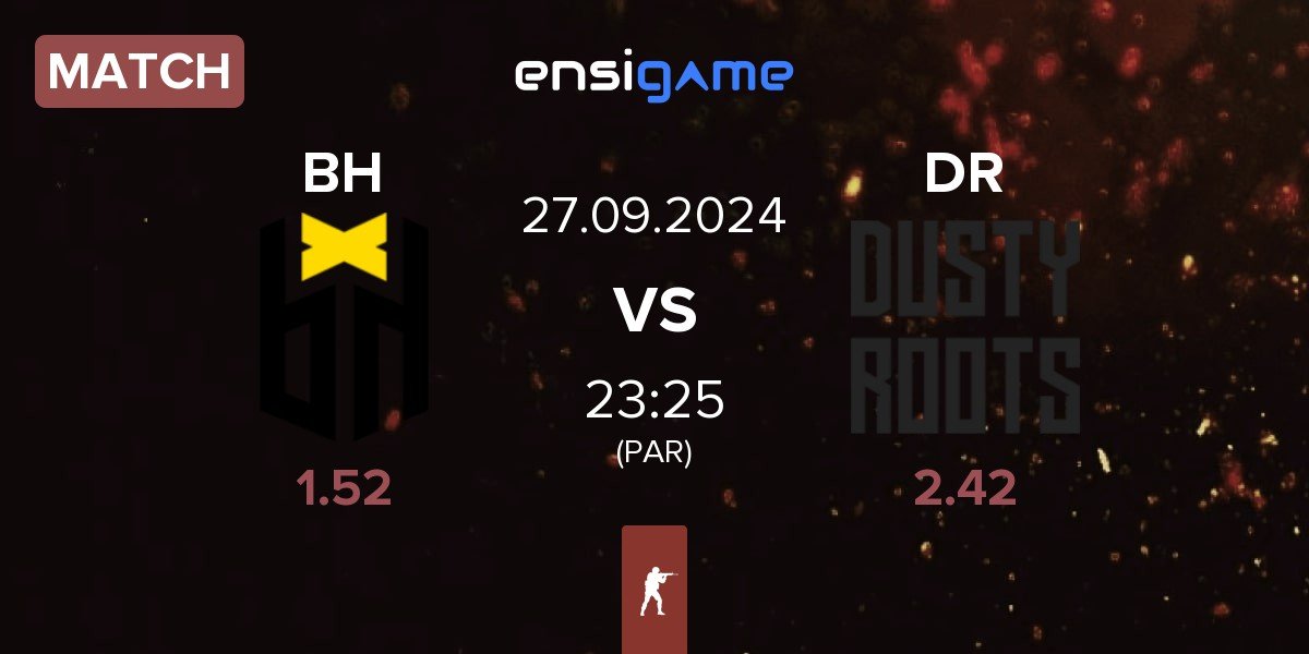 Match Bounty Hunters BH vs Dusty Roots DR | 27.09