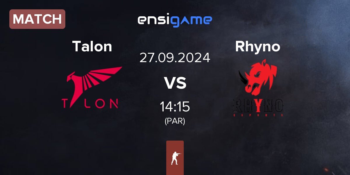 Match Talon Esports Talon vs Rhyno Esports Rhyno | 27.09