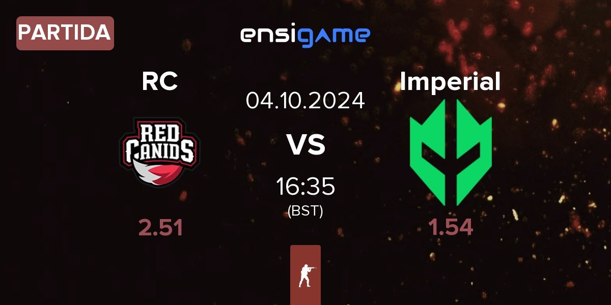 Partida Red Canids RC vs Imperial Esports Imperial | 04.10