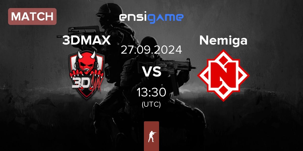 Match 3DMAX vs Nemiga Gaming Nemiga | 27.09