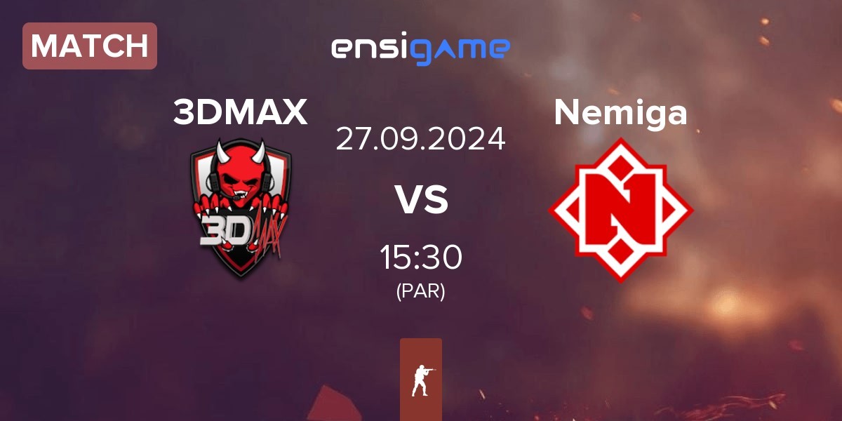 Match 3DMAX vs Nemiga Gaming Nemiga | 27.09