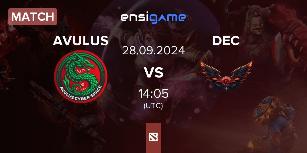 Match AVULUS vs Dragon Esports Club DEC | 28.09