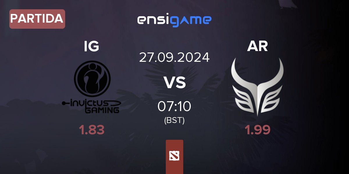 Partida Invictus Gaming IG vs Azure Ray AR | 27.09