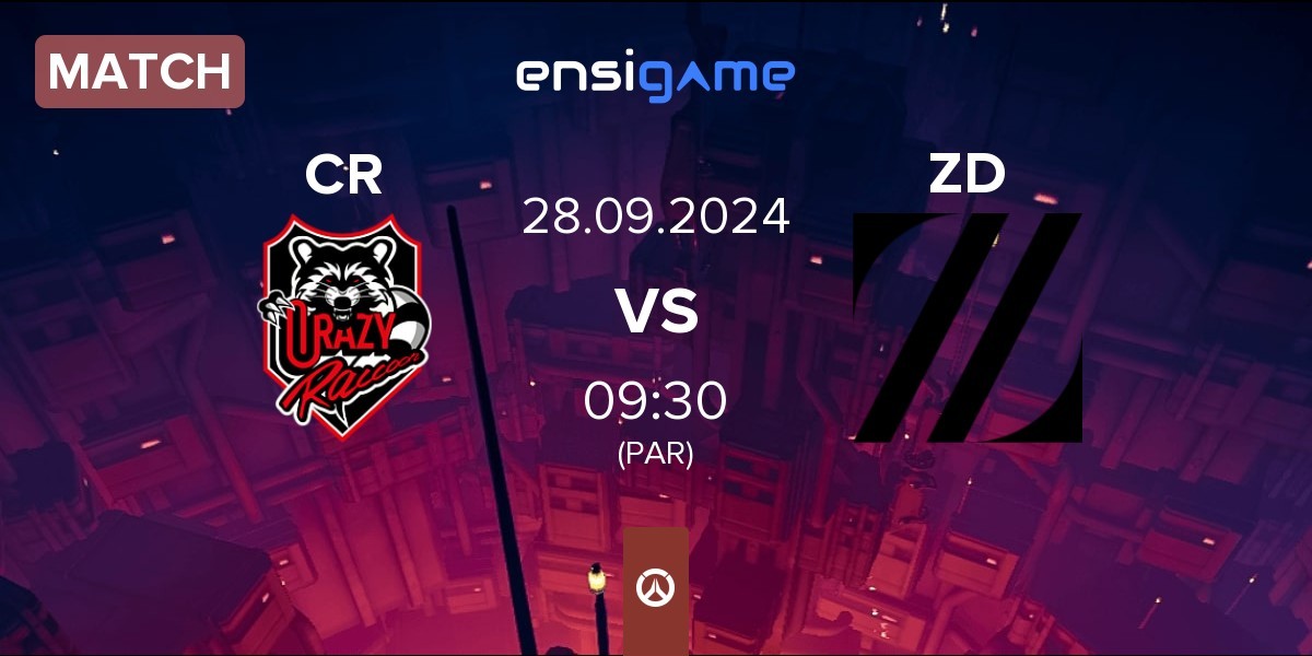 Match Crazy Raccoon CR vs Zeta Division ZD | 28.09