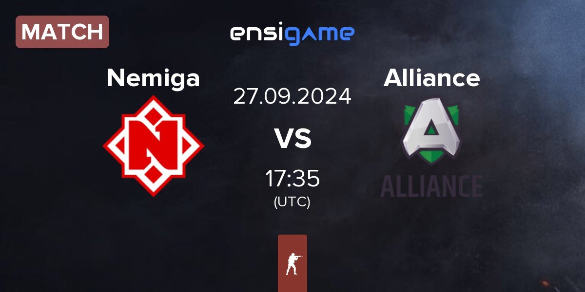 Match Nemiga Gaming Nemiga vs Alliance | 27.09