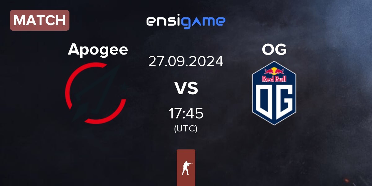 Match Apogee vs OG Gaming OG | 27.09