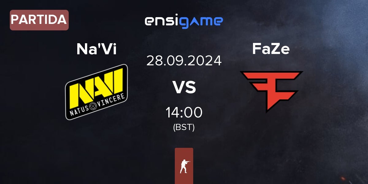 Partida Natus Vincere Na'Vi vs FaZe Clan FaZe | 28.09