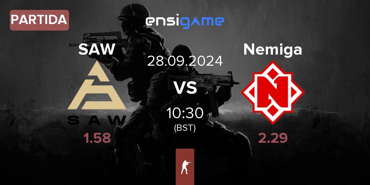 Partida SAW vs Nemiga Gaming Nemiga | 28.09