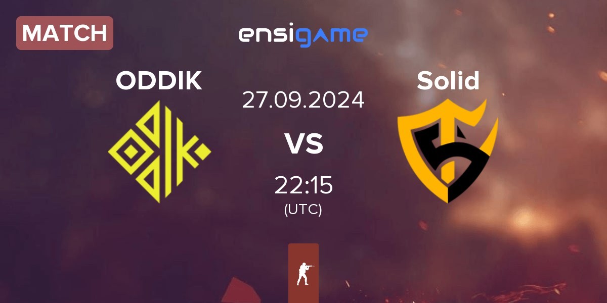 Match ODDIK vs Team Solid Solid | 27.09