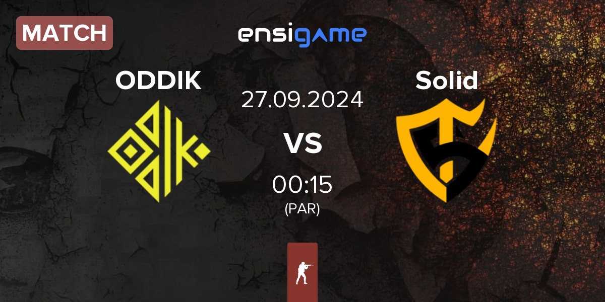 Match ODDIK vs Team Solid Solid | 27.09