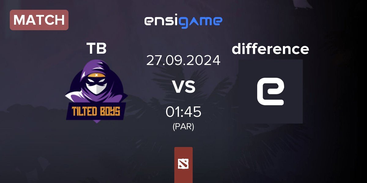 Match TILTEDBOYS TB vs difference Team difference | 27.09