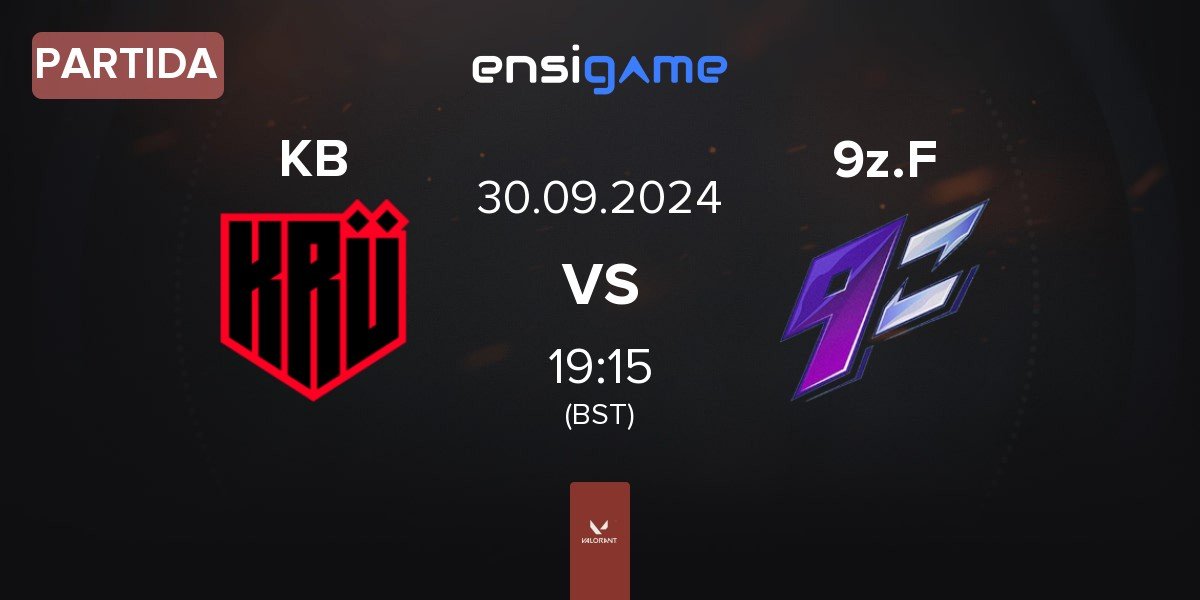 Partida KRÜ Blaze KB vs 9z Team Female 9z.F | 30.09