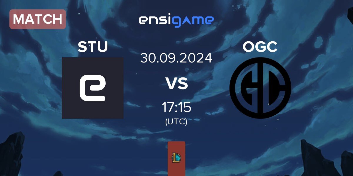 Match Esport STUBA STU vs OGC Esports OGC | 30.09