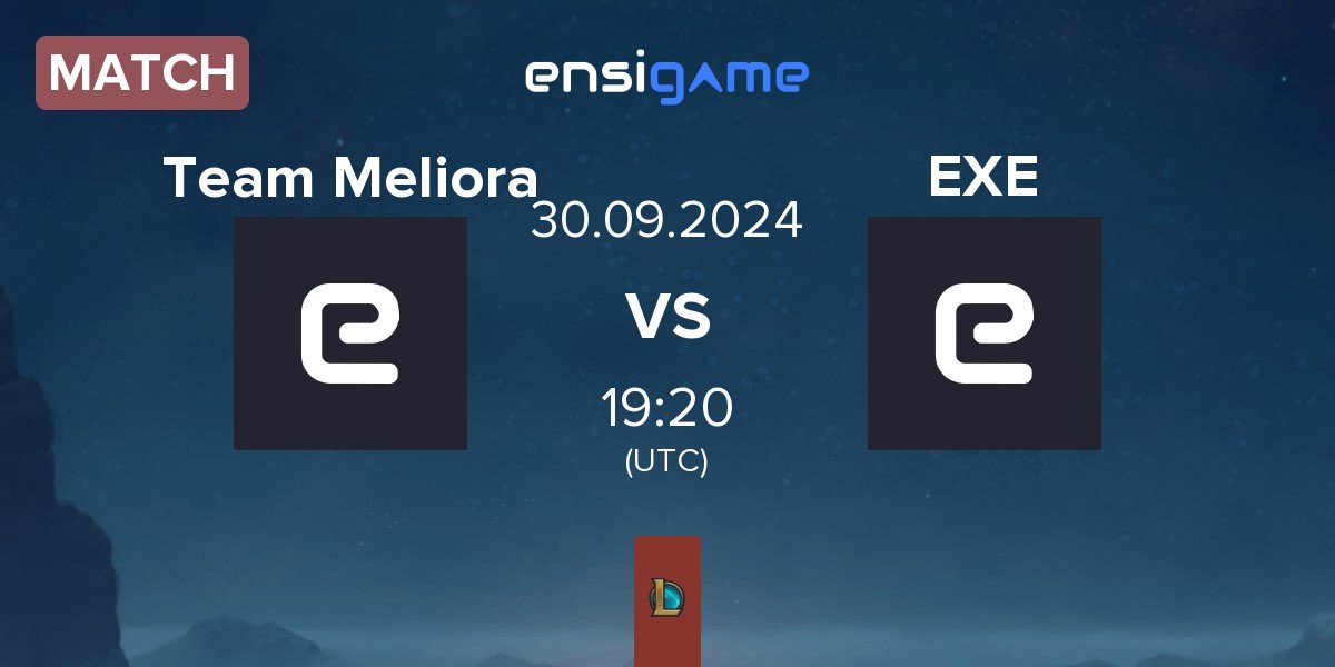 Match Team Meliora TML vs EXILE esports EXE | 30.09