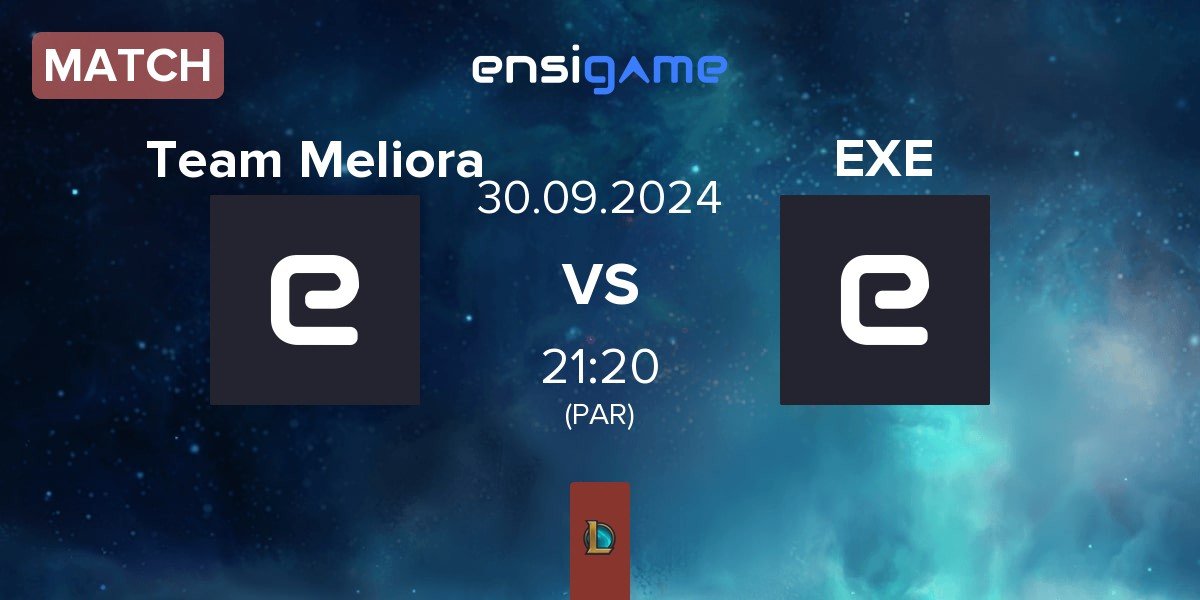 Match Team Meliora TML vs EXILE esports EXE | 30.09