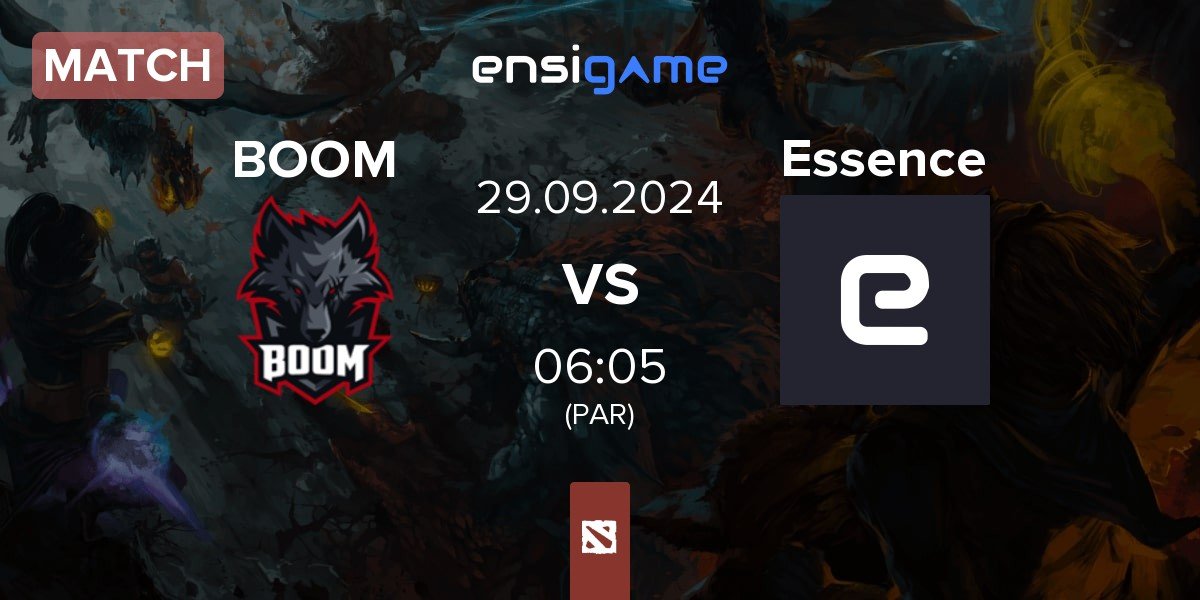 Match BOOM Esports BOOM vs Team Essence Essence | 29.09