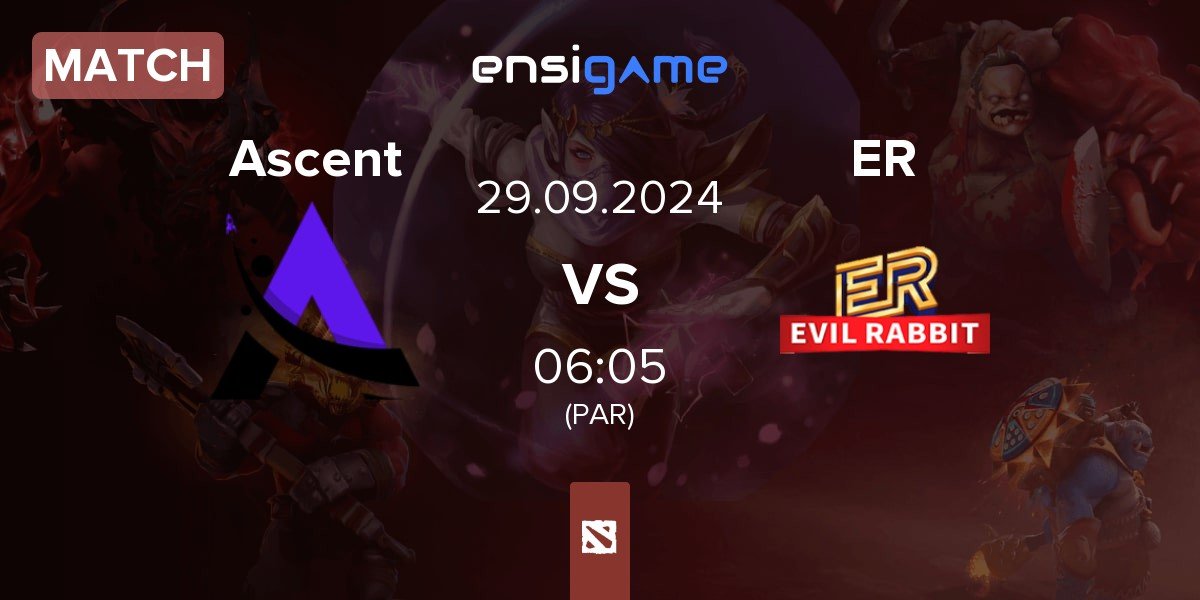 Match Ascent Esports Ascent vs Evil Rabbit ER | 29.09