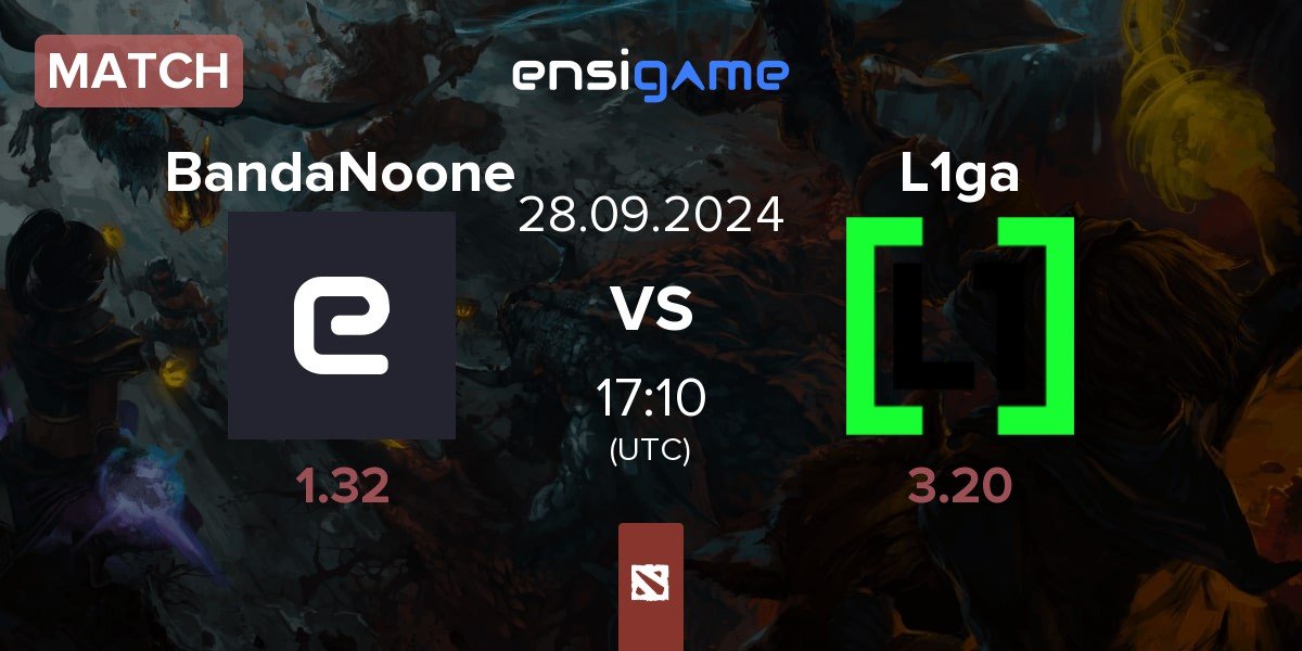 Match BandaNoone vs L1ga Team L1ga | 28.09