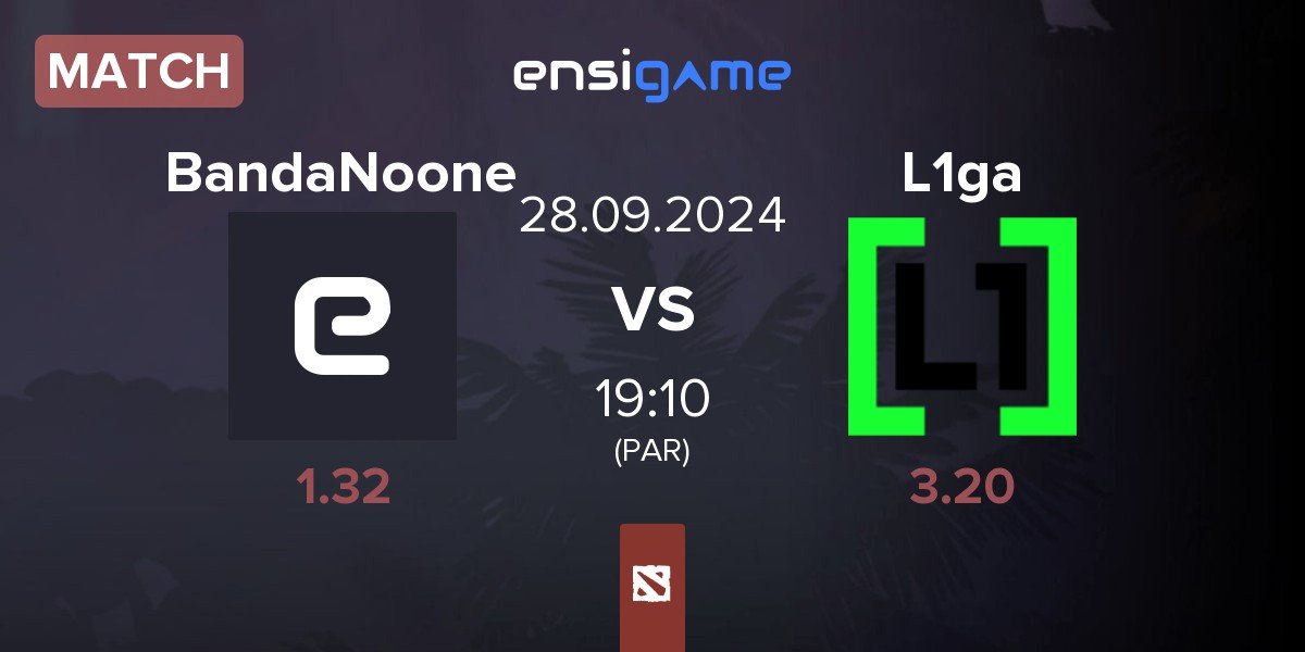 Match BandaNoone vs L1ga Team L1ga | 28.09