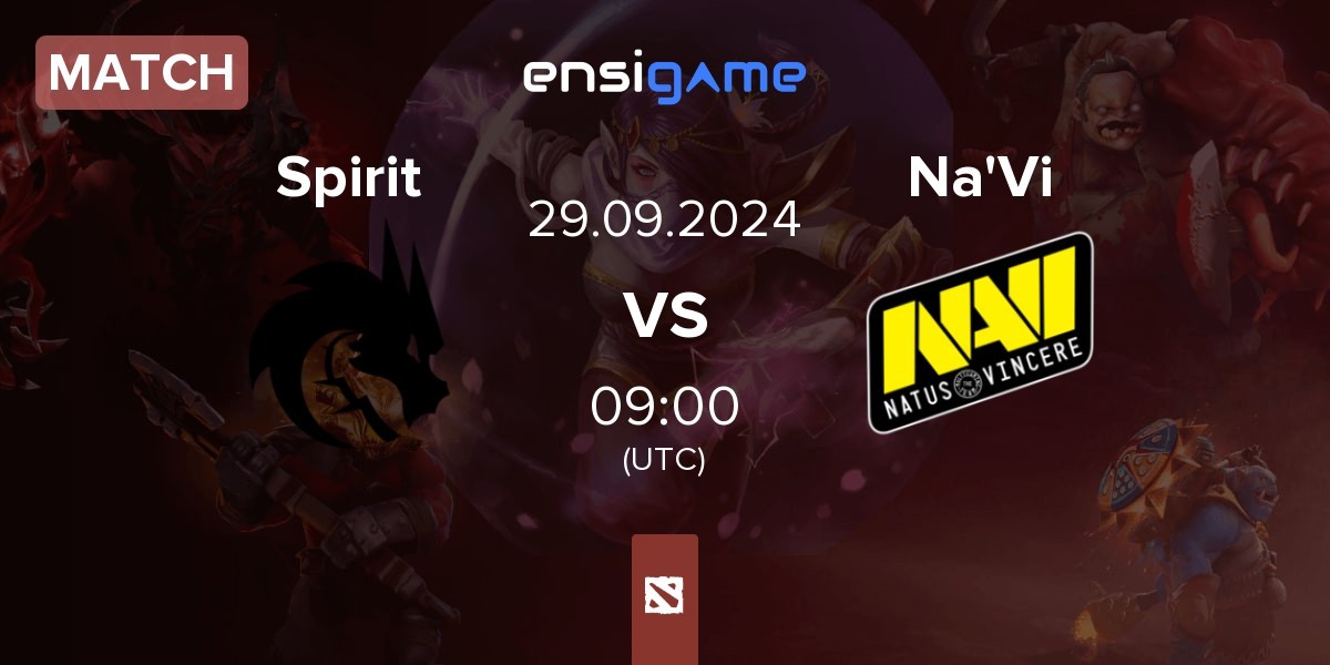 Match Team Spirit Spirit vs Natus Vincere Na'Vi | 29.09