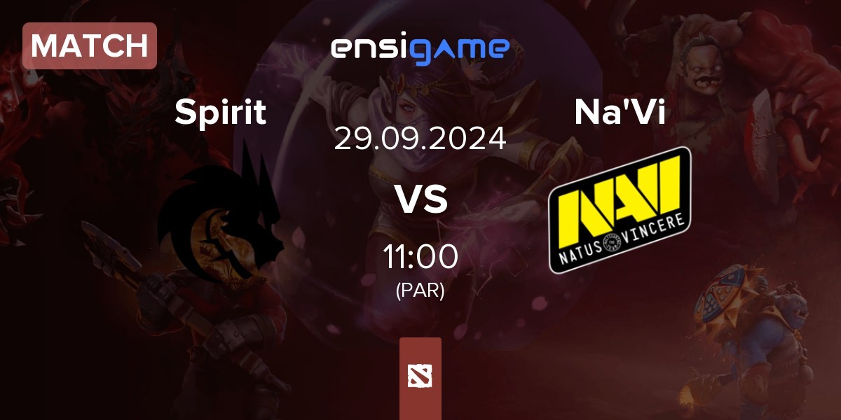 Match Team Spirit Spirit vs Natus Vincere Na'Vi | 29.09