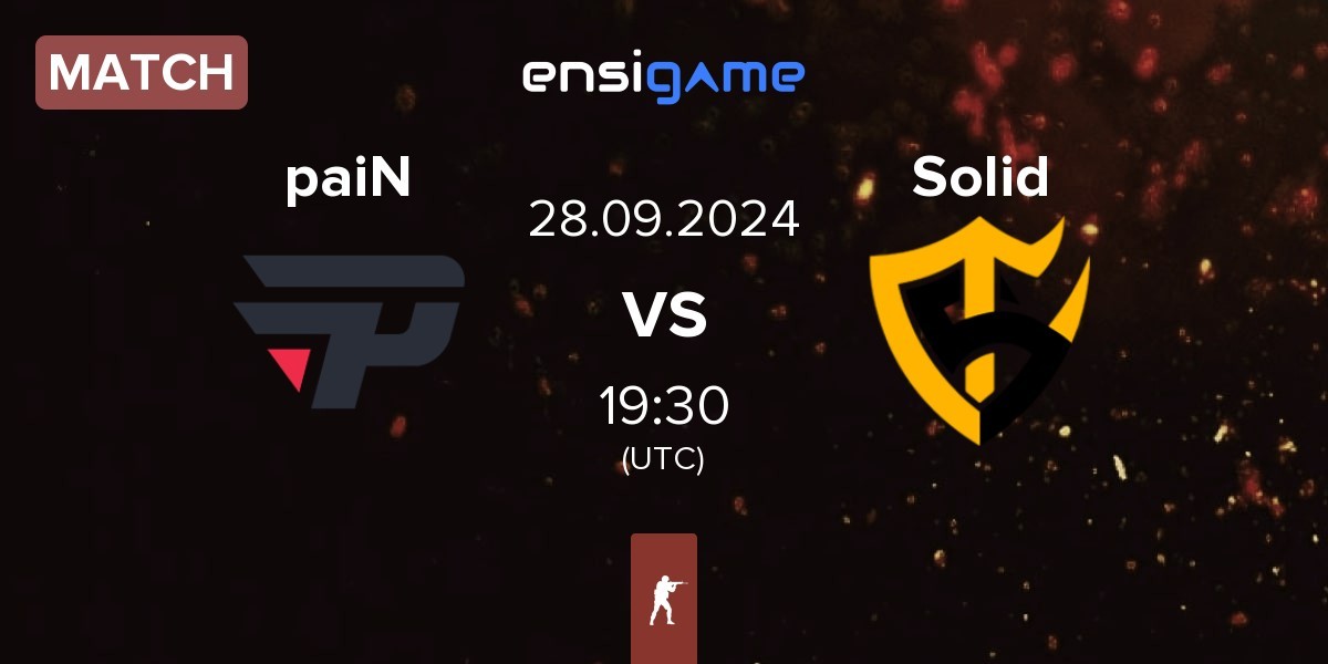 Match paiN Gaming paiN vs Team Solid Solid | 28.09