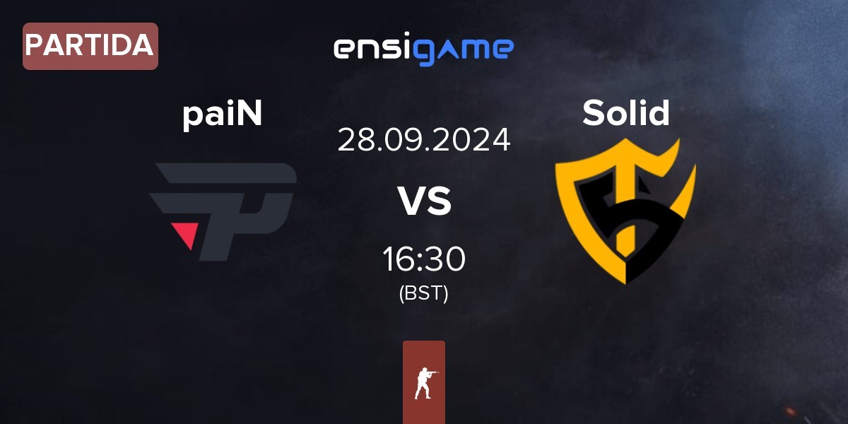 Partida paiN Gaming paiN vs Team Solid Solid | 28.09