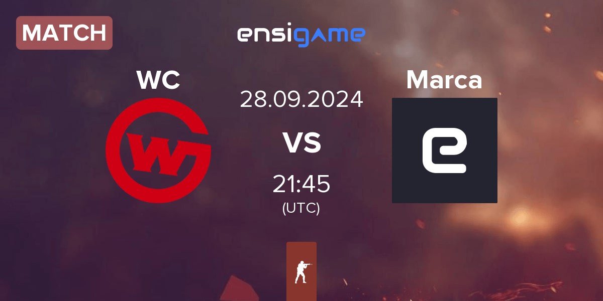 Match Wildcard Gaming WC vs Marca Registrada Marca | 28.09