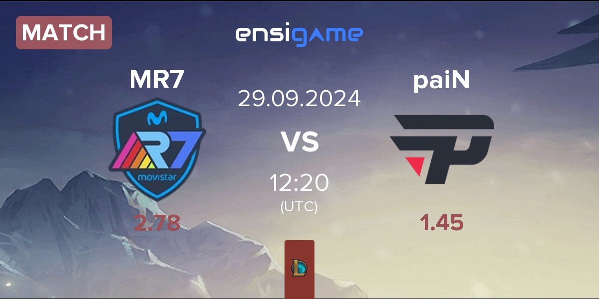 Match Movistar R7 MR7 vs paiN Gaming paiN | 29.09