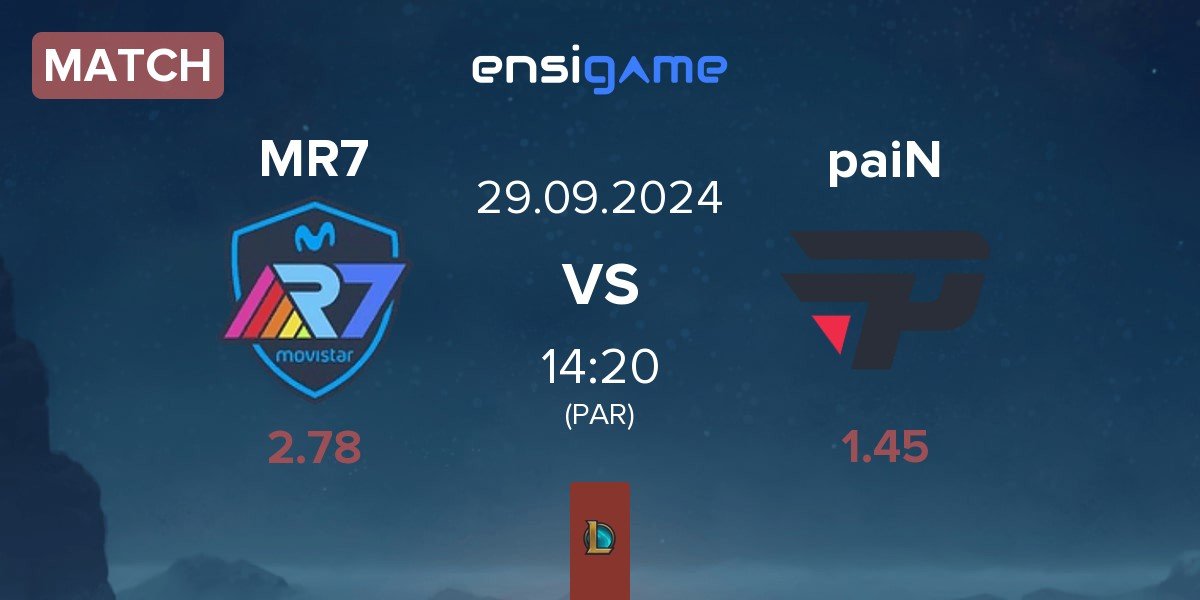 Match Movistar R7 MR7 vs paiN Gaming paiN | 29.09