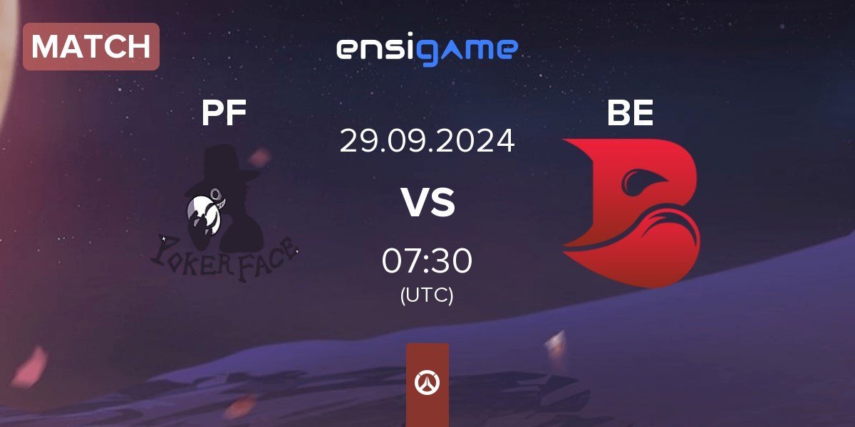 Match Poker Face PF vs Bleed Esports BE | 29.09