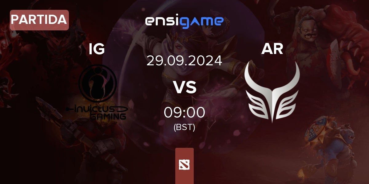 Partida Invictus Gaming IG vs Azure Ray AR | 29.09