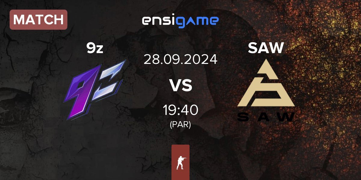 Match 9z Team 9z vs SAW | 28.09