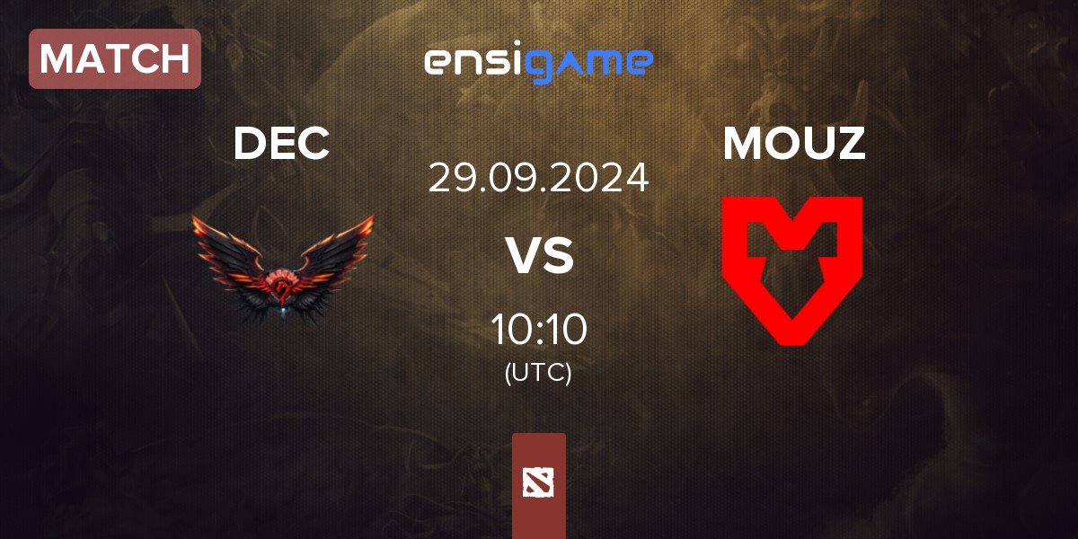 Match Dragon Esports Club DEC vs MOUZ | 29.09