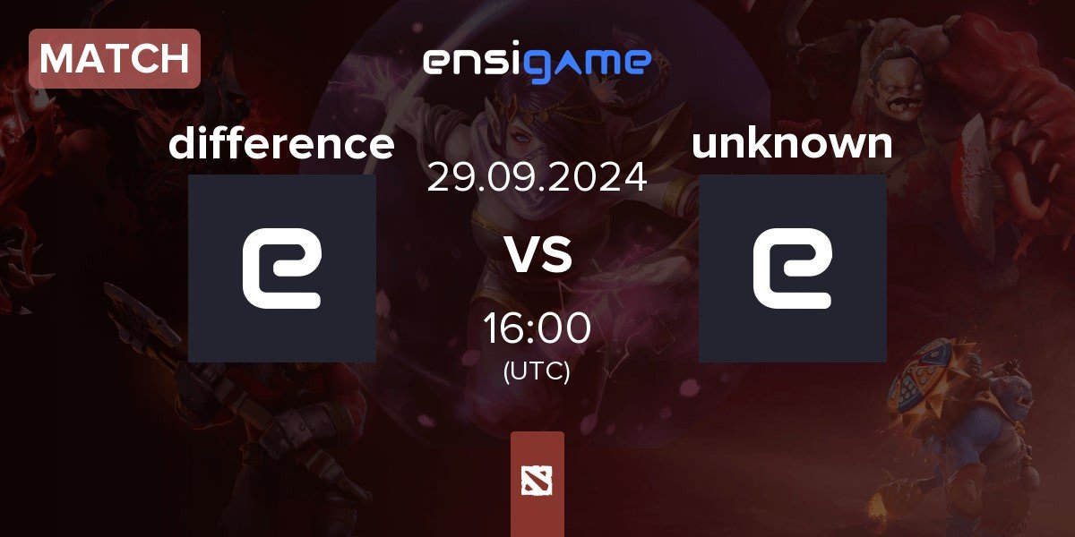 Match difference Team difference vs unknown | 29.09