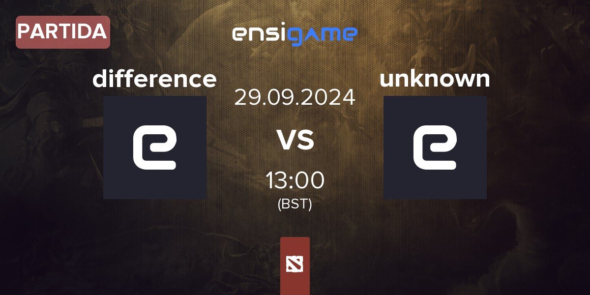 Partida difference Team difference vs unknown | 29.09