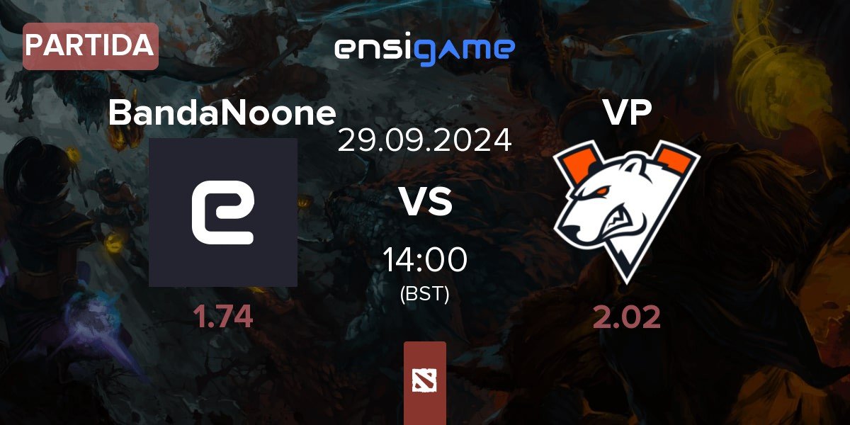 Partida BandaNoone vs Virtus.pro VP | 29.09