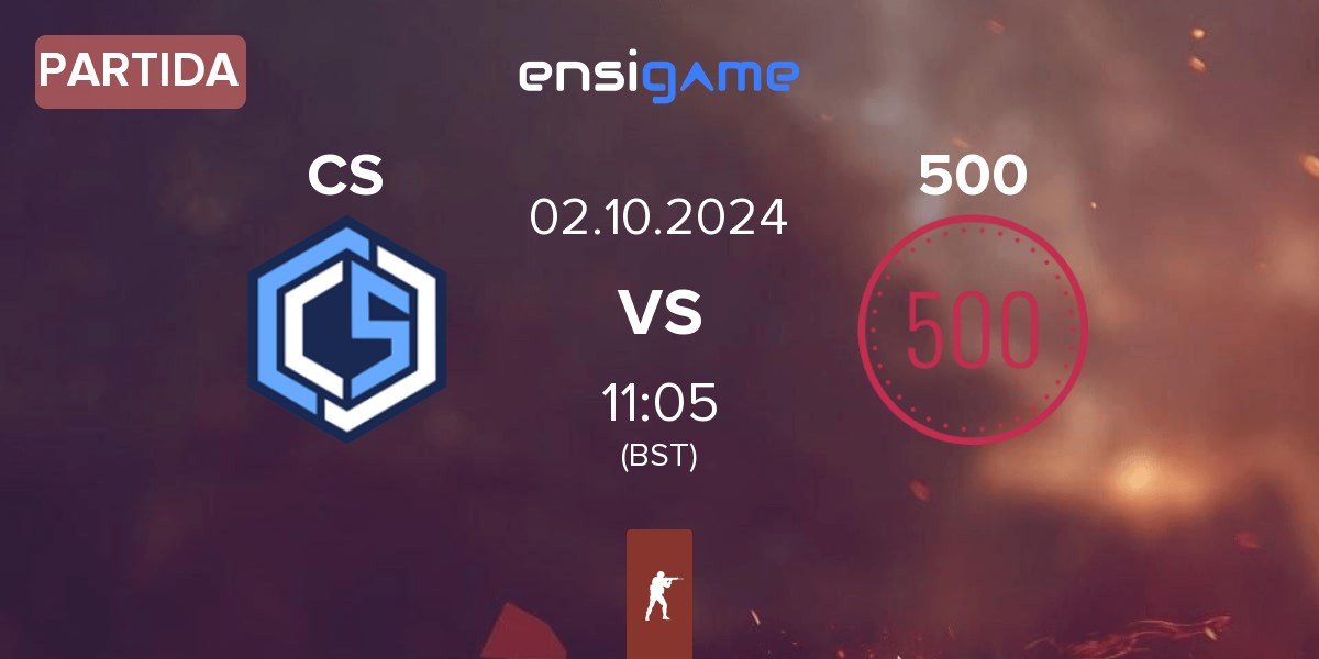 Partida CYBERSHOKE Esports CS vs 500 | 02.10