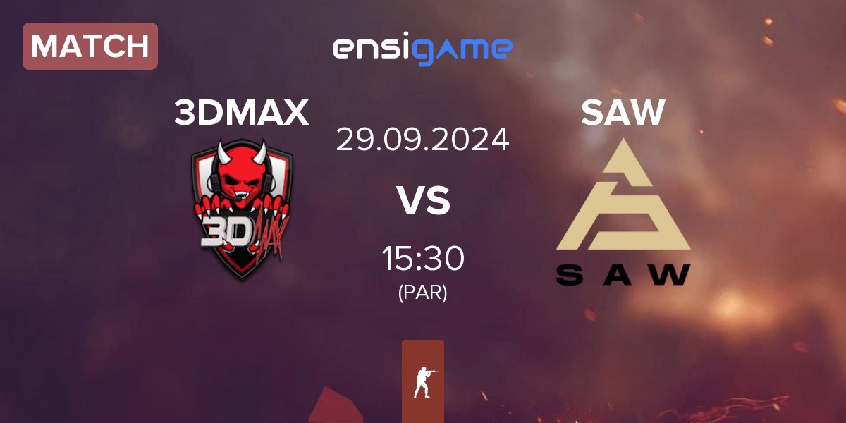 Match 3DMAX vs SAW | 29.09