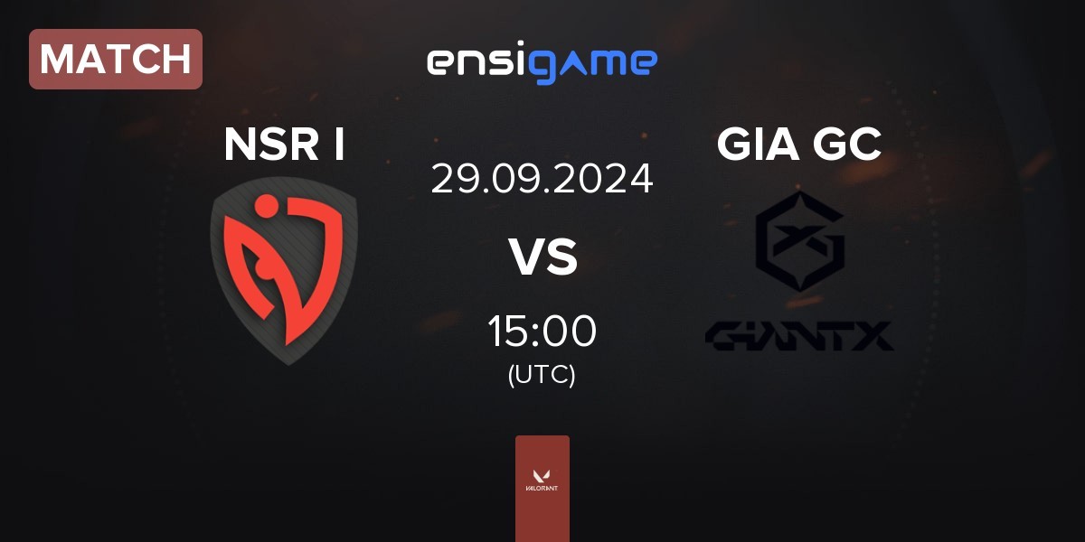 Match NASR Ignite NSR I vs GIANTX GC GIA GC | 29.09