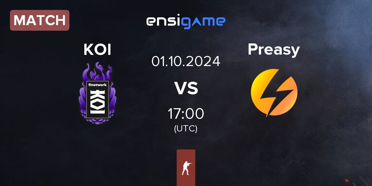 Match KOI vs Preasy Esport Preasy | 01.10