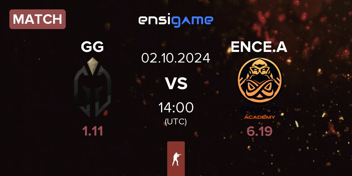 Match Gaimin Gladiators GG vs ENCE Academy ENCE.A | 02.10