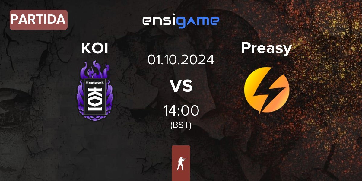 Partida KOI vs Preasy Esport Preasy | 01.10