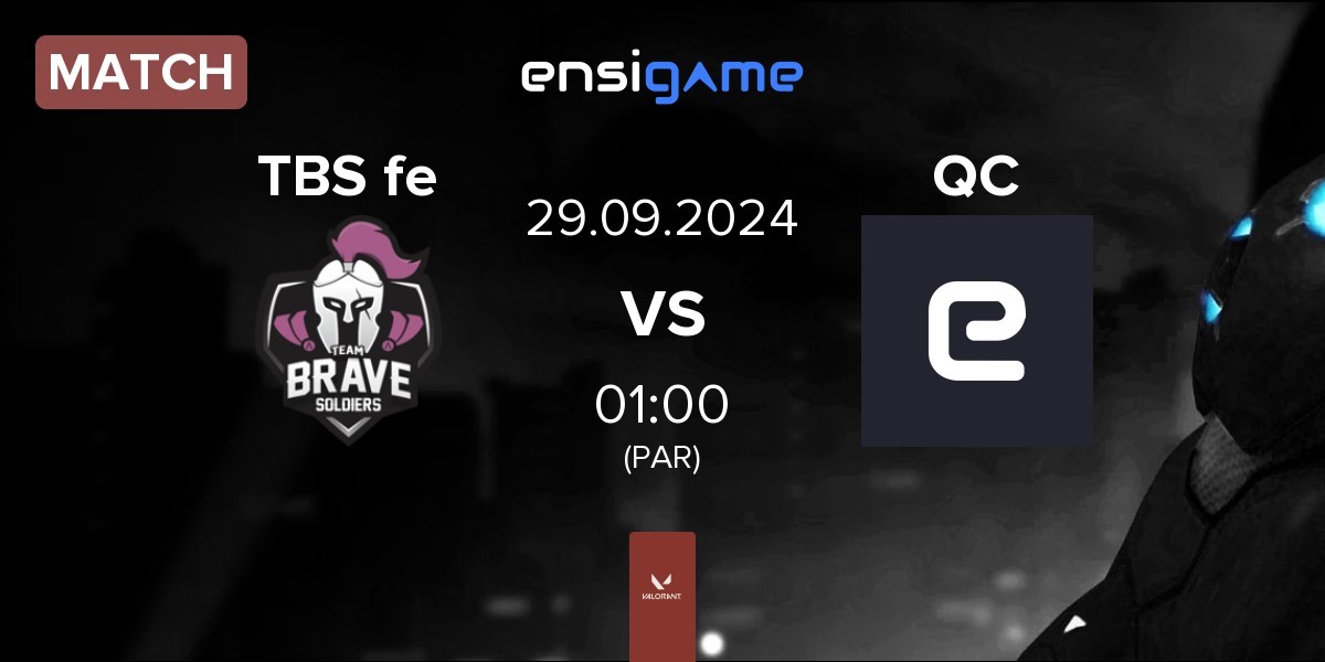 Match TBS e-Sports FEM TBS fe vs Quackers QC | 29.09